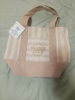 TRADER JOES SUMMER 2026 MINI TOTE  BROWN