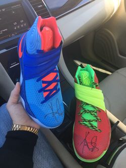 Nike What The Kyrie 2 Size 12 Autographed 1of1