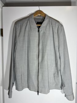 Grey Zip Up Jacket Express