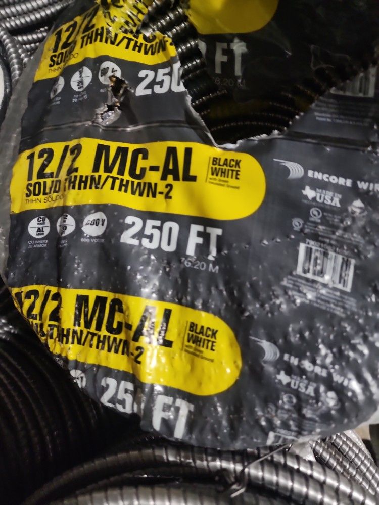12/2 MC AL Metal Clad Wire