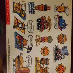 Vintage Scholastic Stickers