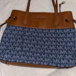 Michael Kors Denim Exterior Magnetic Bags & Handbags for Women