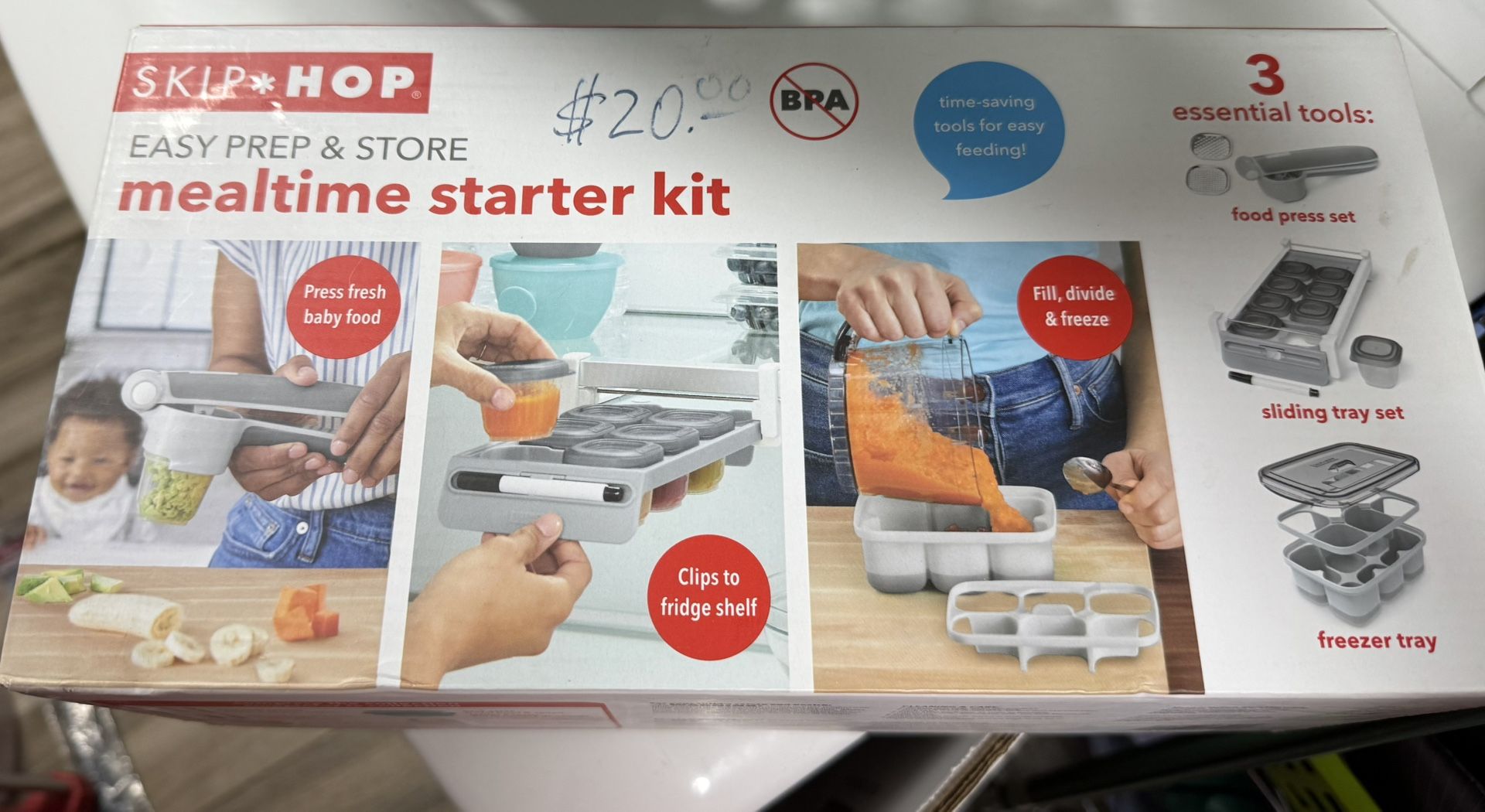 Skiphop baby food maker and storage $20