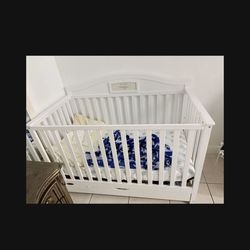 Baby crib and mattress