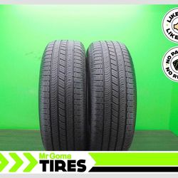 2 255/65R19 USED TIRES CONTINENTAL CROSSCONTACT RX LR XL 10.0/32 TREAD 114V