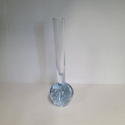 Beautiful Vintage Small Vase With Controlled Bubbles 