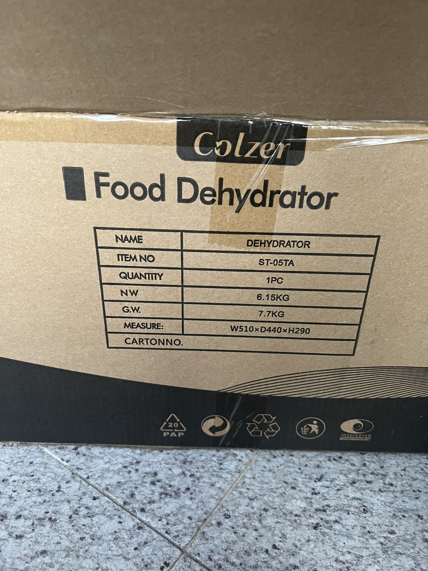 COLZER Food-Dehydrator Machine, 8 Stainless Steel Trays for Sale in  Murrieta, CA - OfferUp