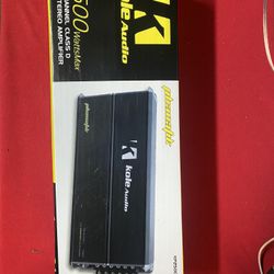 Car Amplifier 5 Channel 2500 Watts Max Power