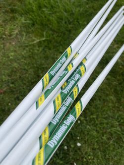 New Steel Iron Golf Shafts White And Green Masters Edition