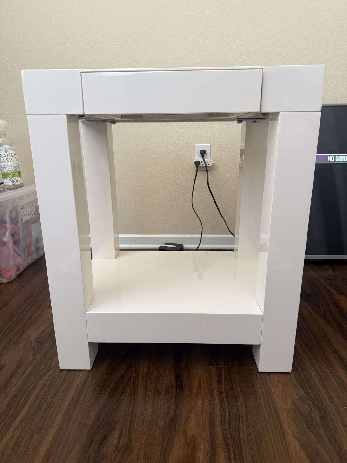 White Jonathan Adler Side Table