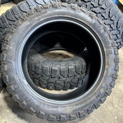 4x 35” Atlander Mud Tires 35x12.50R22LT 90% Tread Firm