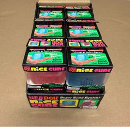 Needoh nice cube pink & purple & blue all 12 for $150