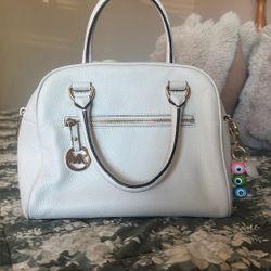 Michael Kors White Leather Purse