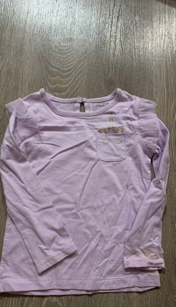 Carter’s girls unicorn long sleeve shirt