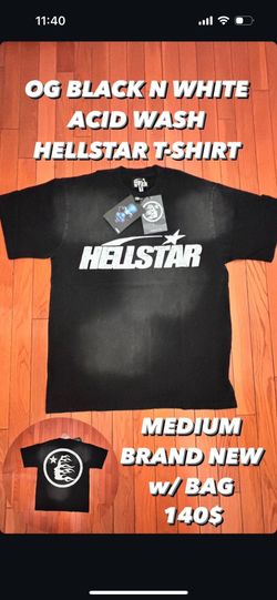 Black N White Medium Hellstar Shirt