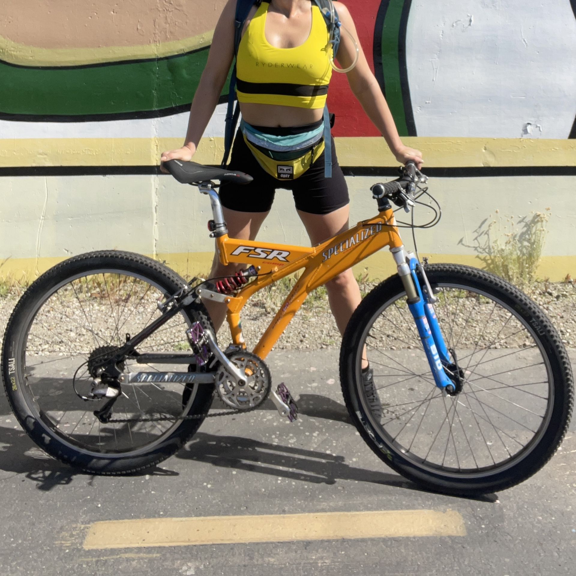 Specialized FSR Direct Drive Mountain Bike W/ Rock Shox -Yellow