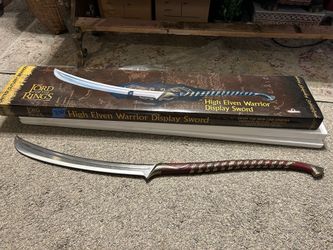 LOTR - High Elven Warrior Display Sword- Lord of the Rings - Open Box - United Cutlery
