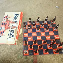 Bud vs Bud Light Checkers Set