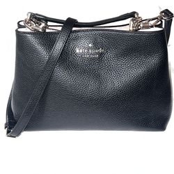 Kate Spade Audrey Black Leather Crossbody 