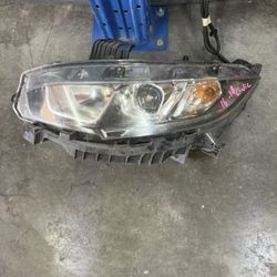 2016 - 2018 Honda Civic Left Headlight 