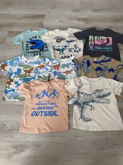H&M Kids Dinosaur Graphic T-Shirt Collection