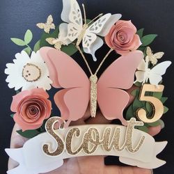 Butterfly Cake Topper 