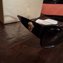 Versace Men's VE4275 Sunglasses, Black