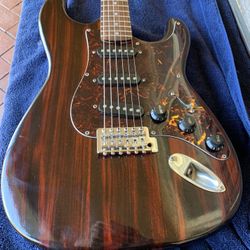 Hondo Stratocaster Deluxe Series (contact info removed)’s MIJ Japan w Upgrades H760RW Rosewood Strat
