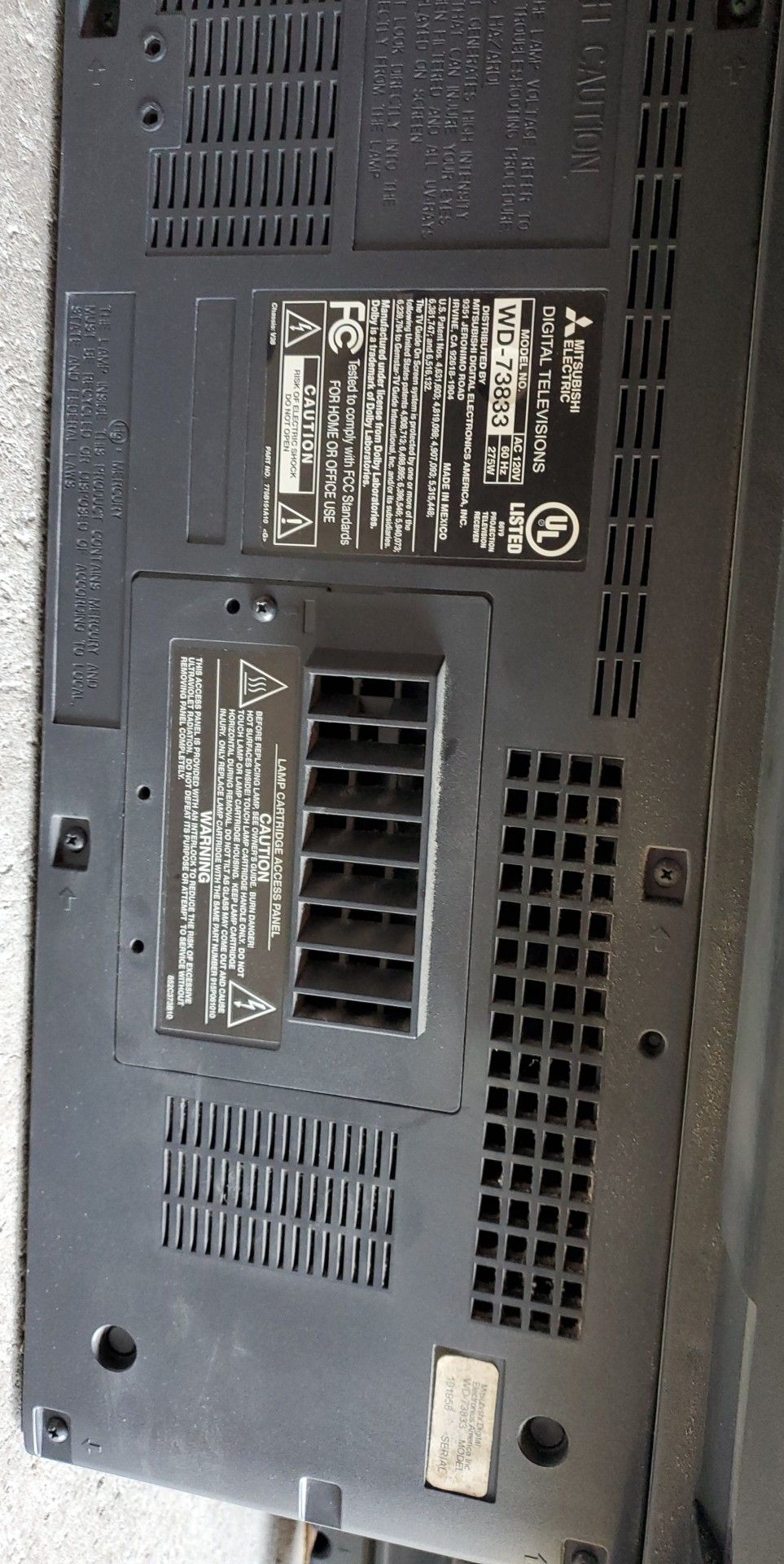 73" inch Mitsubishi tv for Sale in San Jose, CA OfferUp
