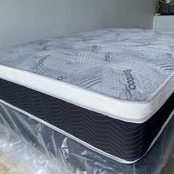 Cal King Euro Bamboo Pillow Top!!
