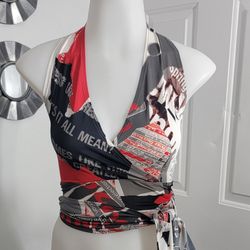 Halter Wrap Top