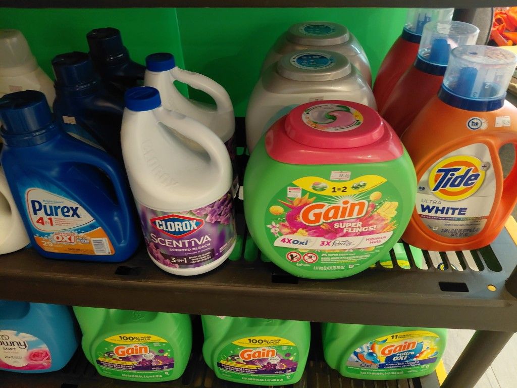 Shampoo conditioner laundry detergent body wash