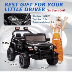TODDLER DRIVING JEEP 