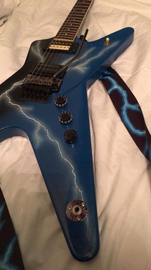 Dean Dimebag Dean From Hell ML Guitar Blue Bolt