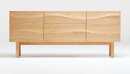 Crate and barrel Apex credenza - oak