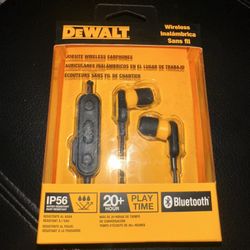 DEWALT DXMA1909935 Wireless Headphones 20+ Hours Bluetooth IP56 Water Resistant