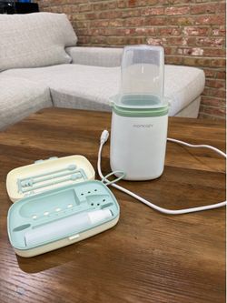 Momcozy Portable Bottle Warmer + Travel Cleaning Kit – $25
