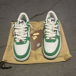 BapeSta Low “Patent Green”