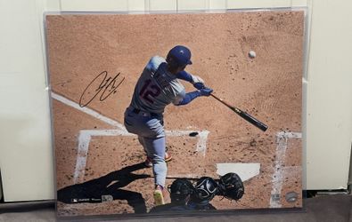 NY Mets Francisco Lindor Signed 16x20