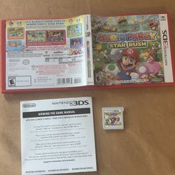 Mario Party: Star Rush (Nintendo 3DS, 2016) Complete