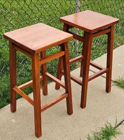 Wooden stools