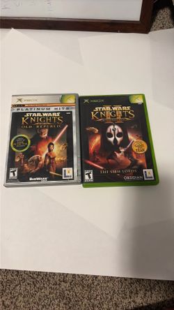 Star Wars kotor 1 and 2 Xbox