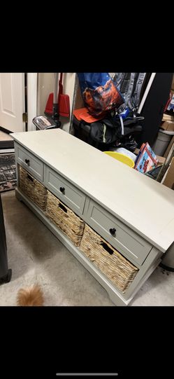 Shoe Bench With Drawers