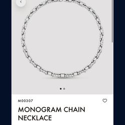Louis Vuitton Monogram Necklace 
