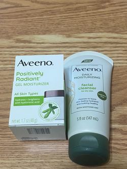 Aveeno Cleanser and Moisturizer