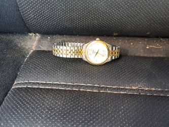 Two-Tone Dress Watch with Expansion Band