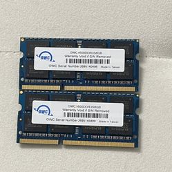 OWC OWC1699DDR3S16P 2 x 8GB DDR3 1600MHz Laptop RAM