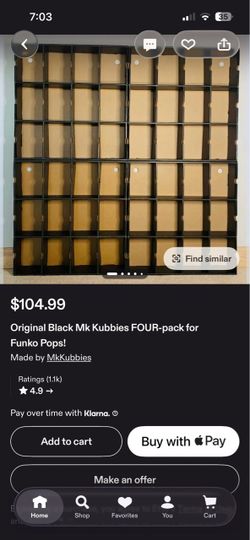 Funko pop! Wall display (USED)
