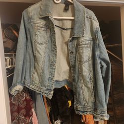 Denim Jacket Sz XL 