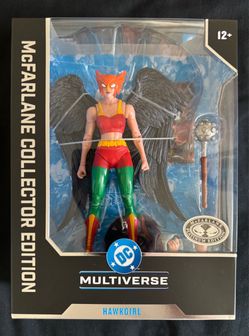 DC / JUSTICE LEAGUE / HAWK GIRL / PLATINUM EDITION / MCFARLANE